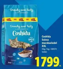 Lidl Coshida Száraz macskaeledel XXL ajánlat