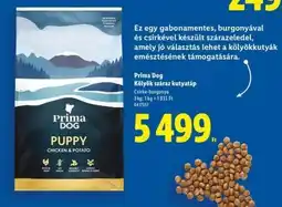 Lidl Prima Dog Kölyök száraz kutyatáp ajánlat