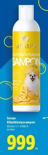 Lidl Serum Kölyökkutyasampon ajánlat