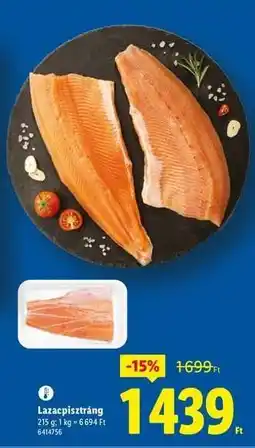 Lidl Lazacpisztráng ajánlat