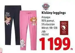 Lidl Kislány leggings ajánlat