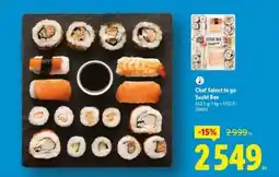 Lidl CHEF SELECT TO GO Sushi box ajánlat