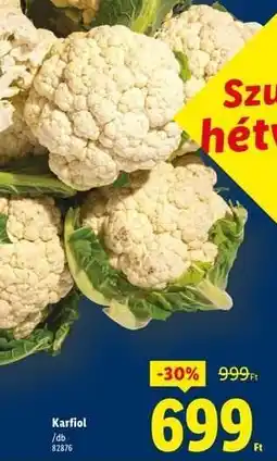 Lidl Karfiol ajánlat