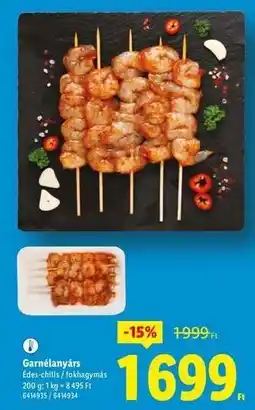 Lidl Garnélanyárs ajánlat