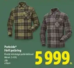 Lidl PARKSIDE Férfi poláring ajánlat