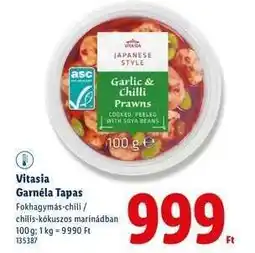 Lidl Vitasia Garnéla Tapas ajánlat