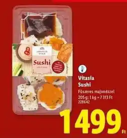 Lidl VITASIA Sushi ajánlat