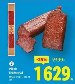 Lidl PIKOK Erdész rúd ajánlat