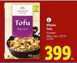 Lidl Vitasia Tofu ajánlat