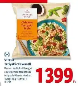 Lidl Vitasia Teriyaki csirkemell ajánlat