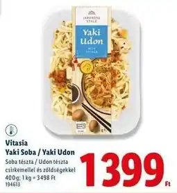 Lidl Vitasia Yaki Soba / Yaki Udon ajánlat