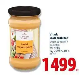 Lidl VITASIA Szósz sushihoz ajánlat