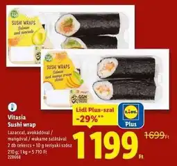 Lidl VITASIA Sushi wrap ajánlat