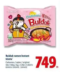 Lidl BULDAK RAMEN Instant tészta ajánlat