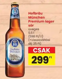Spar Hofbräu München Premium lager sör ajánlat