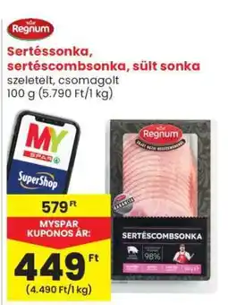 Spar Sertéssonka, sertéscombonka, sült sonka ajánlat
