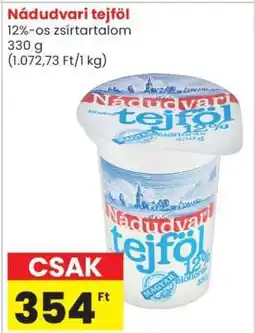 Spar Nádudvari tejföl ajánlat