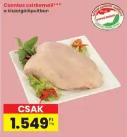Interspar Csontos csirkemell ajánlat