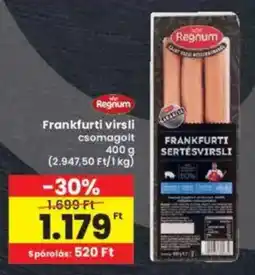 Interspar Regnum Frankfurti virsli ajánlat