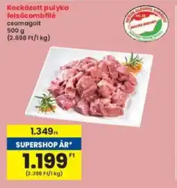 Interspar Kockázott pulyka felsőcombfilé ajánlat