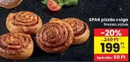 Interspar SPAR pizzás csiga ajánlat