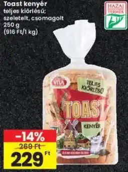 Interspar Toast kenyér ajánlat