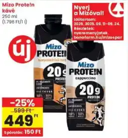 Interspar Mizo Prote!n kávé ajánlat