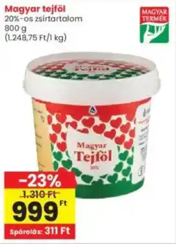 Interspar Magyar tejföl ajánlat