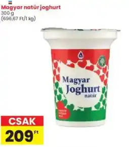 Interspar Magyar natúr joghurt ajánlat