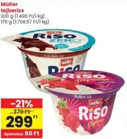Interspar Müller tejberizs ajánlat