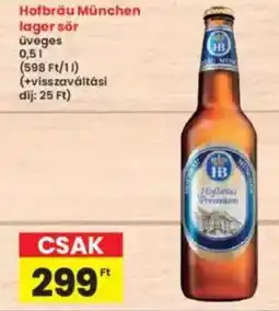 Interspar Hofbräu München lager sör ajánlat