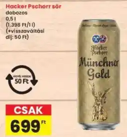 Interspar Hacker Pschorr sör ajánlat