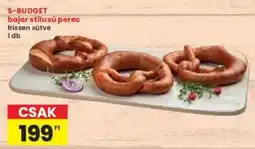 Interspar S-BUDGET bajor stílusú perec ajánlat