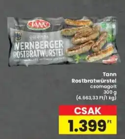 Interspar Tann Rostbratwurstel ajánlat