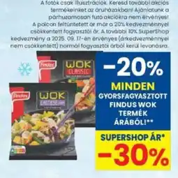 Interspar Gyorsfagyasztott findus wok termék ajánlat