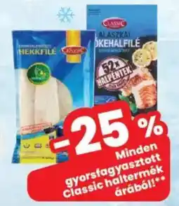 Interspar Gyorsfagyasztott classic haltermék ajánlat