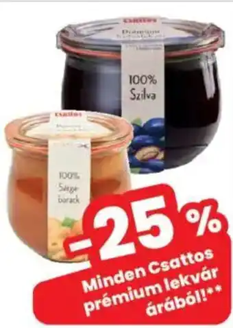 Interspar Csattos prémium lekvár ajánlat
