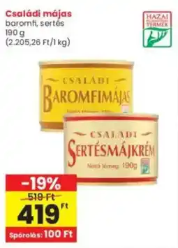 Interspar Családi májas ajánlat