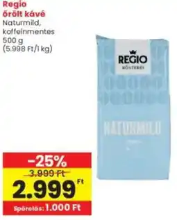 Interspar Regio örölt kávé ajánlat