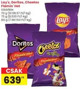 Interspar Lay's, Doritos, Cheetos Flamin' Hot ajánlat