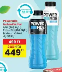 Interspar Powerade izotóniás ital ajánlat