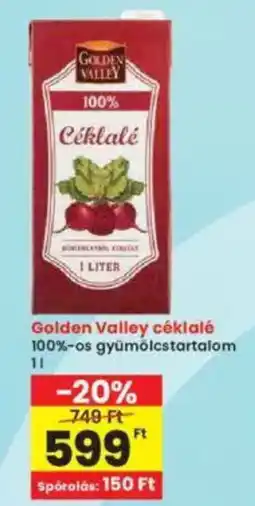 Interspar Golden Valley céklalé ajánlat