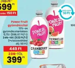 Interspar Power Fruit gyümölcsital ajánlat