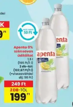 Interspar Apenta 0% szénsavas üditőital ajánlat