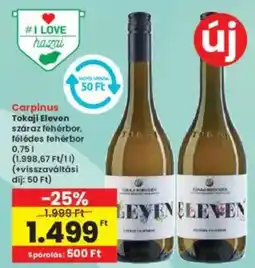 Interspar Carpinus Tokaji Eleven ajánlat