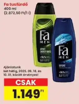 Interspar Fa tusfürdő ajánlat