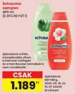 Interspar Schauma sampon ajánlat