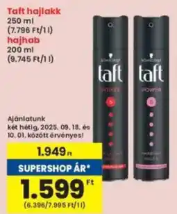 Interspar Taft hajlakk, hajhab ajánlat