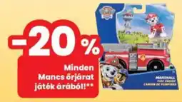 Interspar Mancs őrjárat játék ajánlat