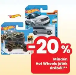 Interspar Hot Wheels játék ajánlat
